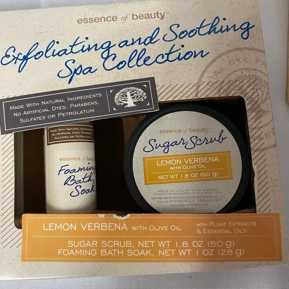 Lot of 2 Essence of beauty Spa Collection Lavender and Lemon Verbena (CW)